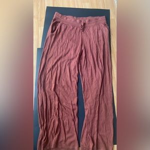 Lululemon- Comfort Zone Pants- AS IS- 12- Orange